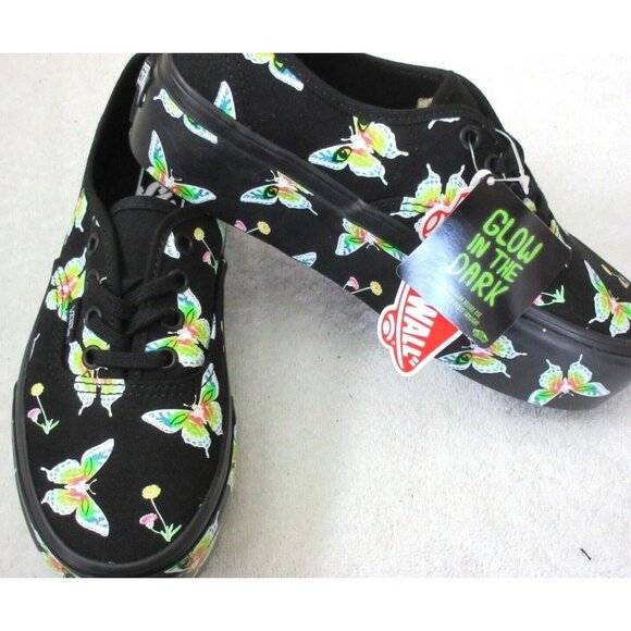 Vans Women's Authentic Stackform Morph Blackout Glow in the Dark Shoes Size NIB - Picture 4 of 5